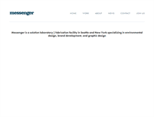 Tablet Screenshot of messengercorp.com